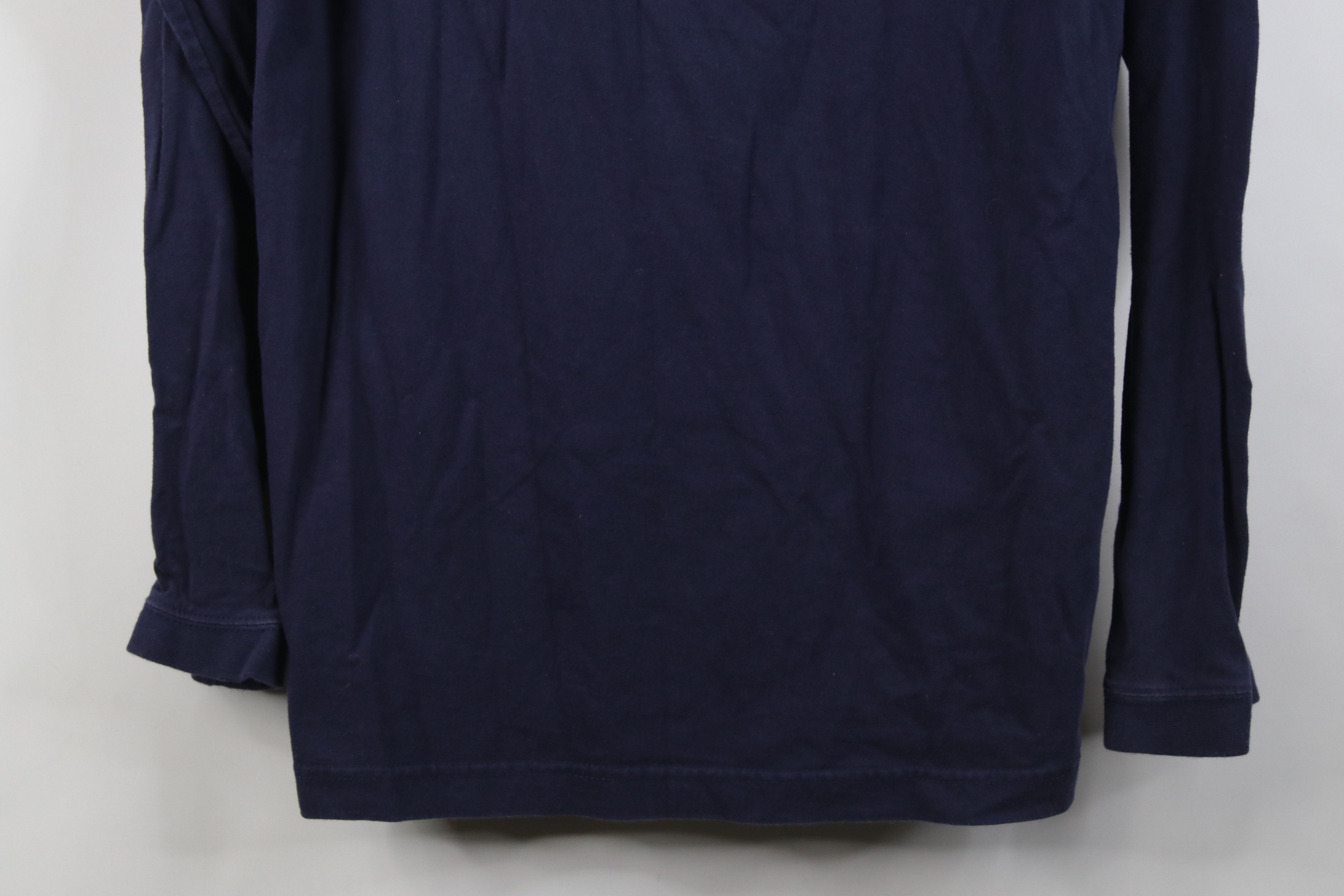 Vintage Vintage 90s Y2K Cowboys Football Mock Neck T-Shirt Blue Size US M / EU 48-50 / 2 - 3 Thumbnail