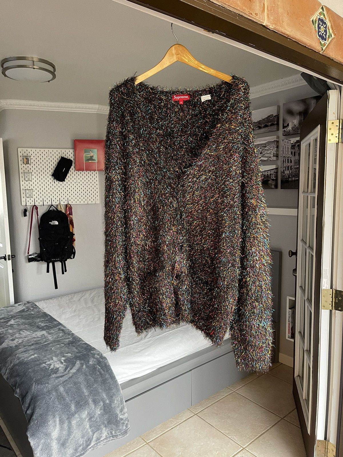 Supreme Supreme sparkle cardigan multicolor | Grailed