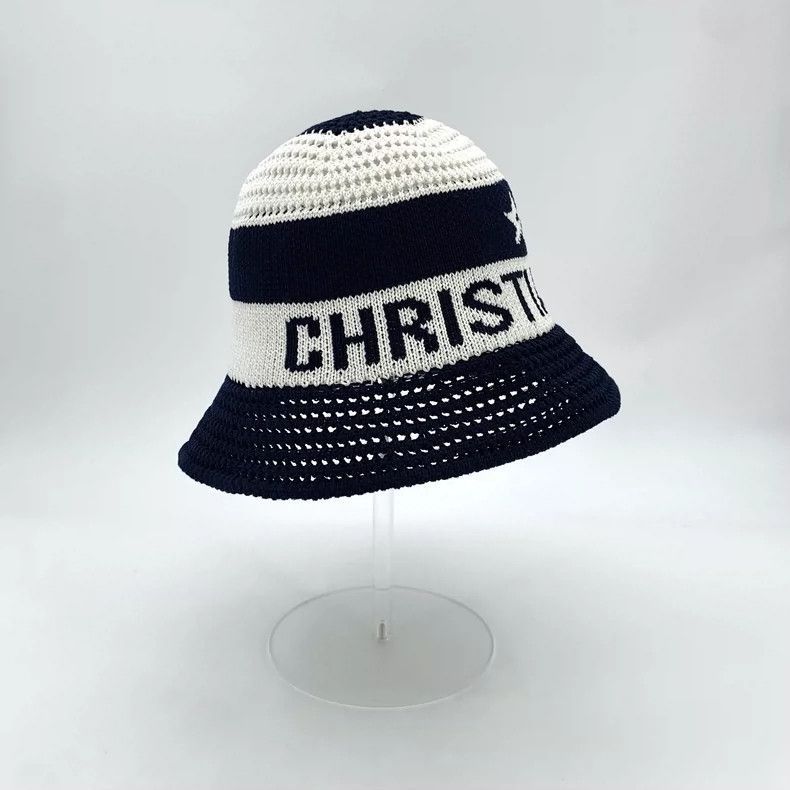 Dior Christian Dior Colorful Cotton Knitted Fisherman Hat-2505 Size ONE SIZE - 2 Thumbnail