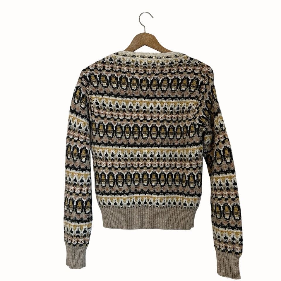 Vanessa Bruno Vanessa Bruno Alpaca Ventura Fair Isle Wool Sweater Small Size S / US 4 / IT 40 - 10 Thumbnail