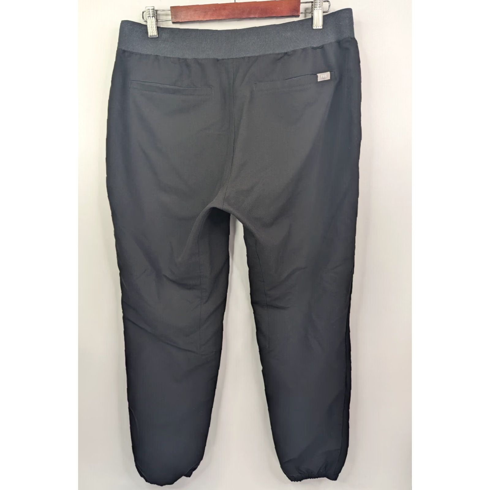 Vintage Figs Venice Jogger Pants Women L Black Drawstring Nurse Medical New title: Size 36" / US 14 / IT 50 - 3 Thumbnail
