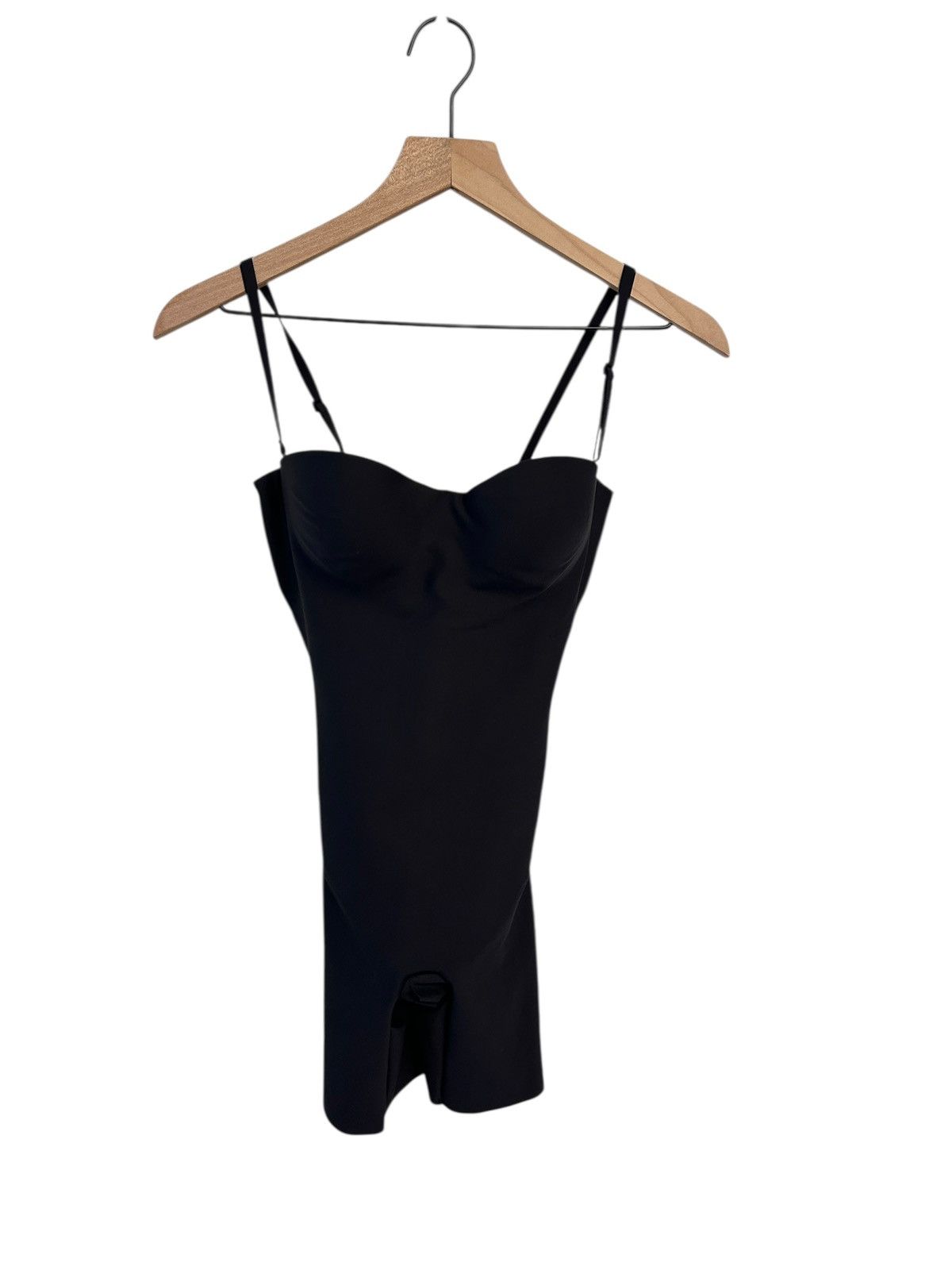 SKIMS SKIMS Body zoned underwire Mid Thigh Bodysuit Small Onyx NWT Size S / US 4 / IT 40 - 4 Thumbnail