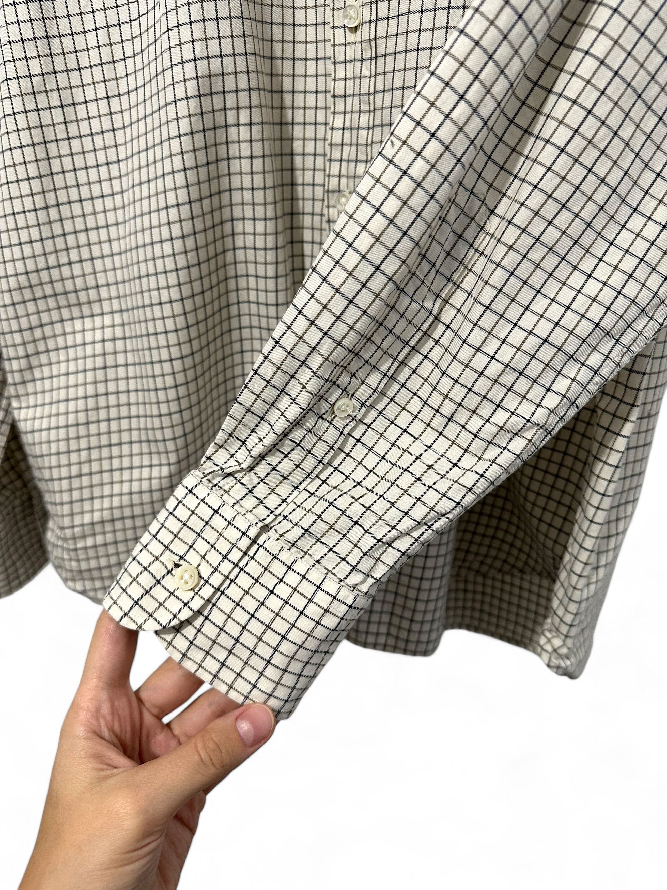 Ralph Lauren Purple Label Ralph Lauren Purple Label Check Shirt 16-L Size US L / EU 52-54 / 3 - 4 Thumbnail