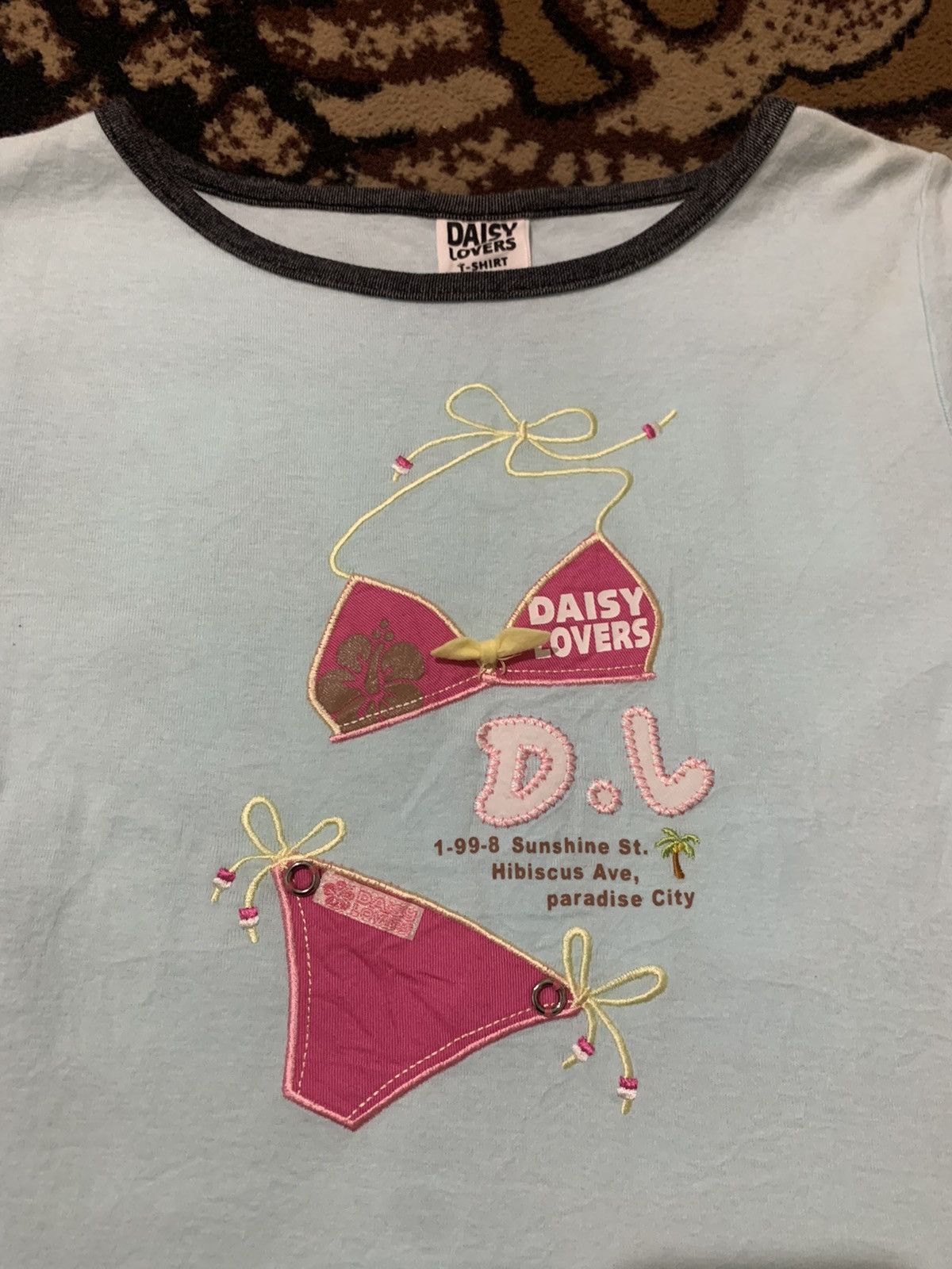 Japanese Brand Vintage Y2K Daisy Lovers Baby Tee Size M / US 6-8 / IT 42-44 - 3 Thumbnail
