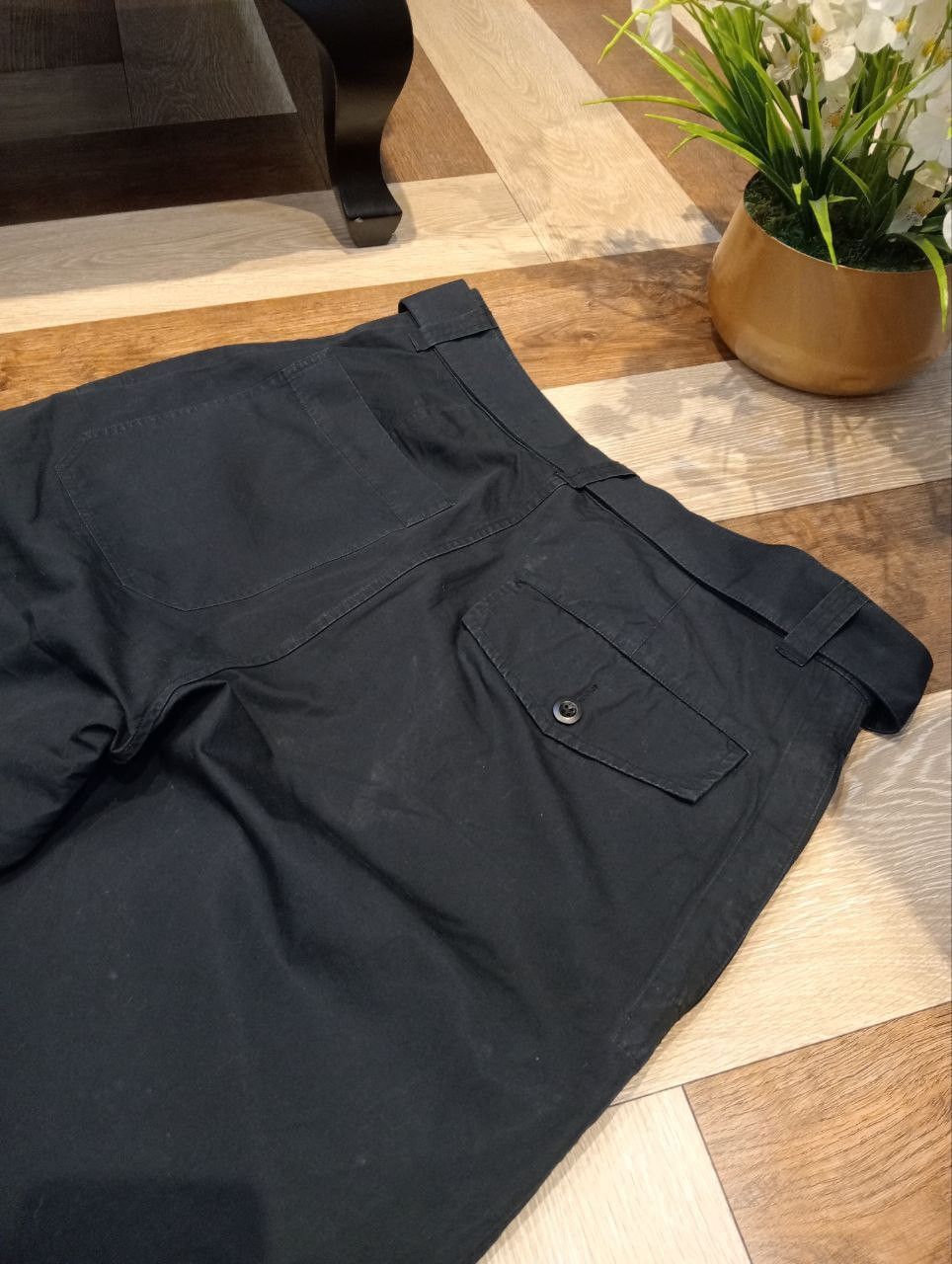 Margaret Howell MARGARET HOWELL WIDE BAGGY BLACK PANTS Size US 33 - 10 Thumbnail