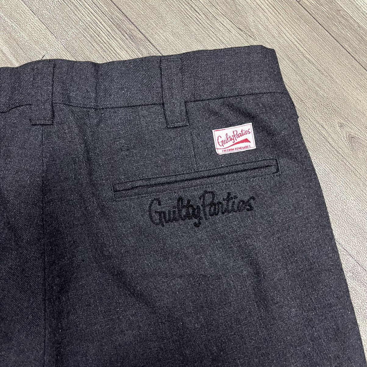 Japanese Brand × Wacko Maria Guilty Parties Wacko Maria Chainstitch Charcoal Pants Size US 30 / EU 46 - 11 Thumbnail