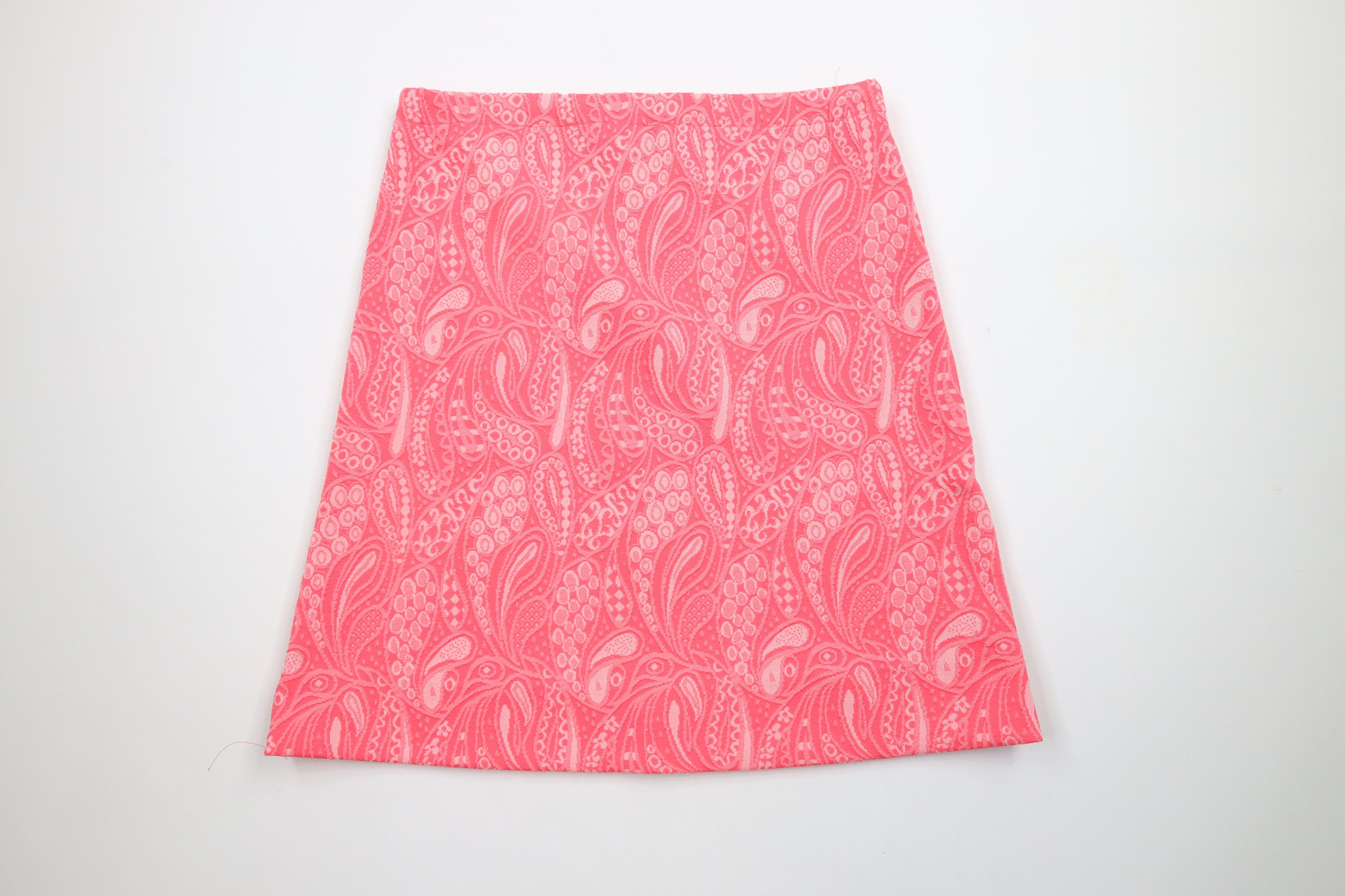Vintage Vintage 70s 3 Piece Paisley Knit Skirt Bell Bottoms Suit Size XL / US 12-14 / IT 48-50 - 12 Thumbnail