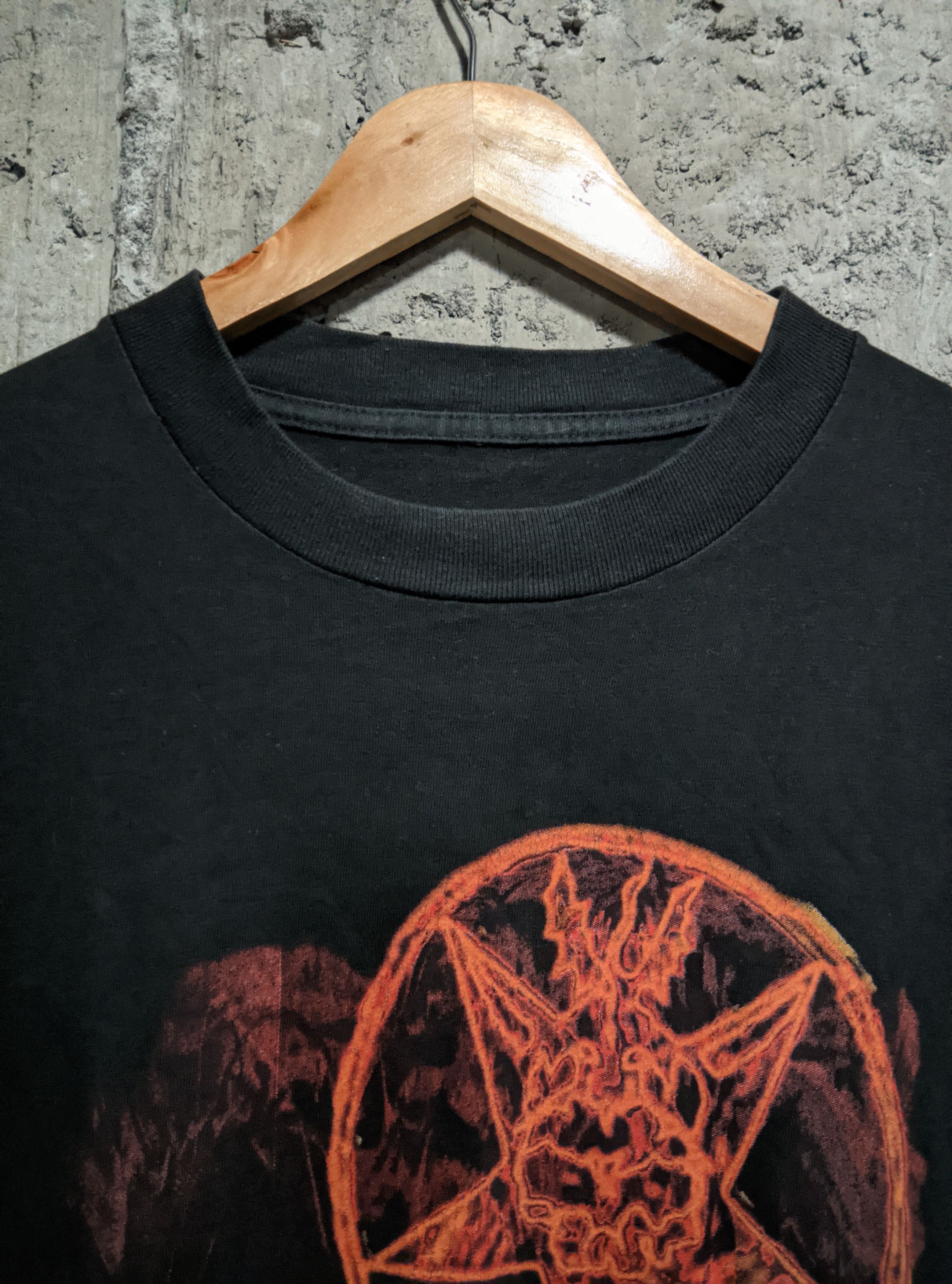 Band Tees Vintage 1998 testament demonic tour thrash metal distressed Size US XL / EU 56 / 4 - 4 Thumbnail