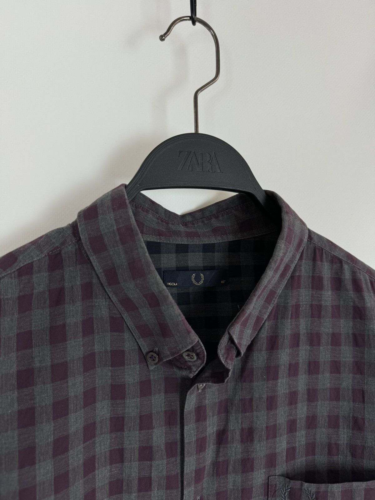 Fred Perry Fred Perry Check Buttons Up Chest Pocket Shirt Size US XL / EU 56 / 4 - 4 Thumbnail