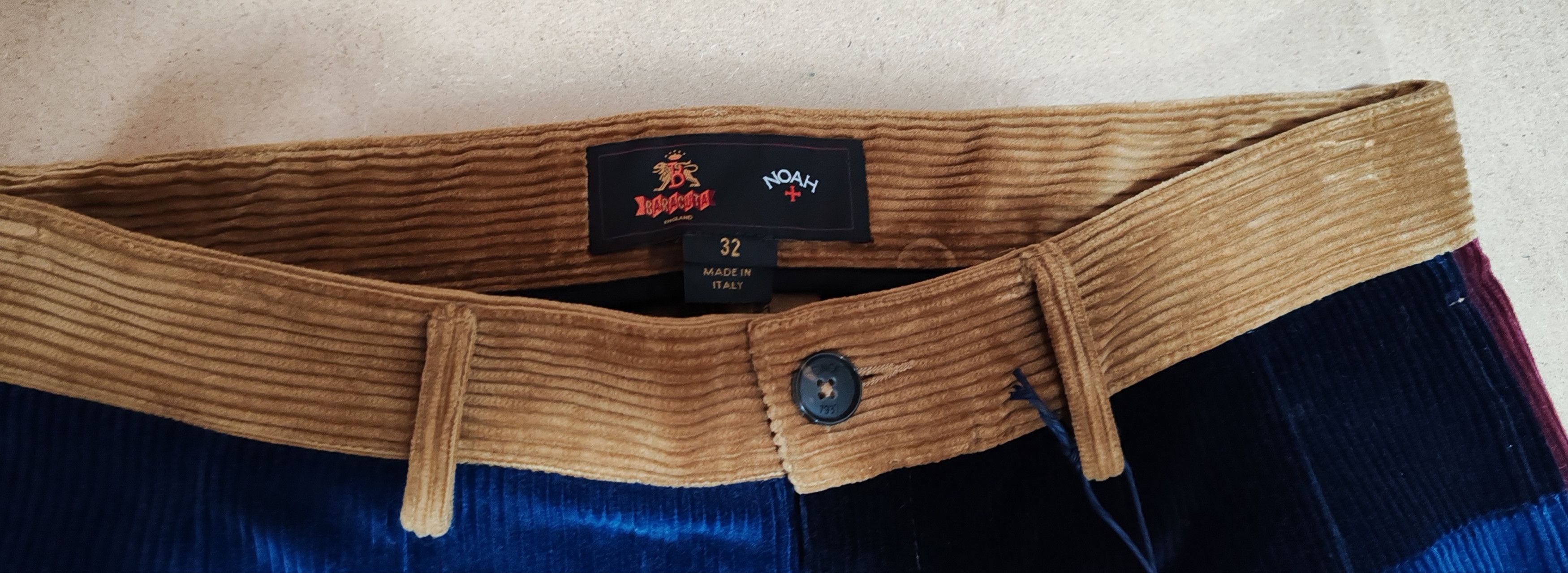 Baracuta Noah X Baracuta Double-Pleat Patchwork Corduroy Tg:32 Size US 32 / EU 48 - 5 Thumbnail