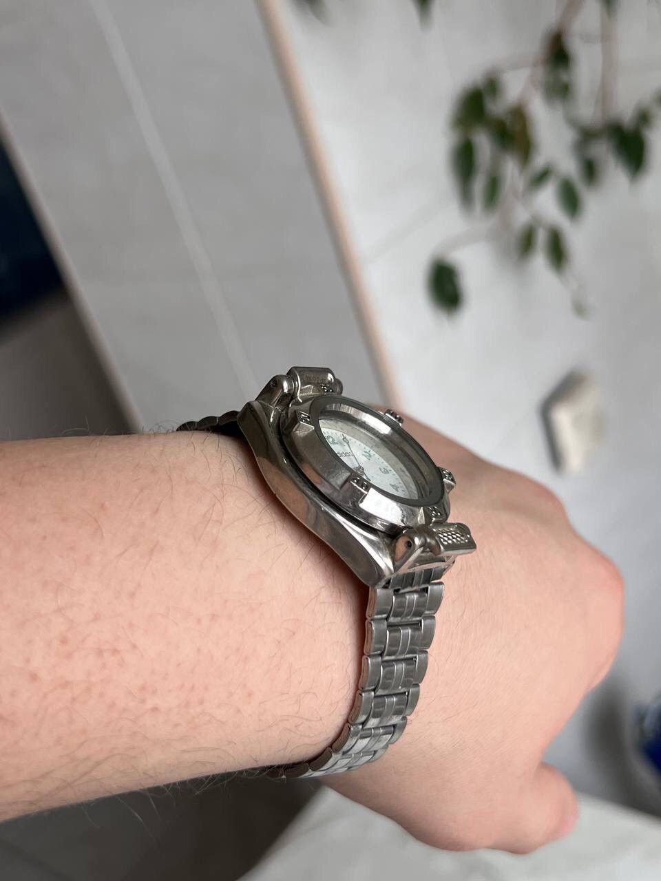 Adidas × Vintage Vintage 1990s Adidas watch futuristic open lid FREE SHIPPING Size ONE SIZE - 9 Thumbnail
