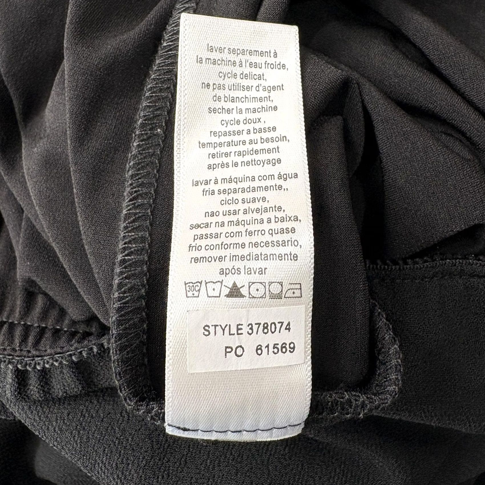 Alex Evenings Alex Evenings Dress Pants Womens L Black Chiffon Overlay Wide-Leg Formal NWT Size 36" / US 14 / IT 50 - 7 Thumbnail