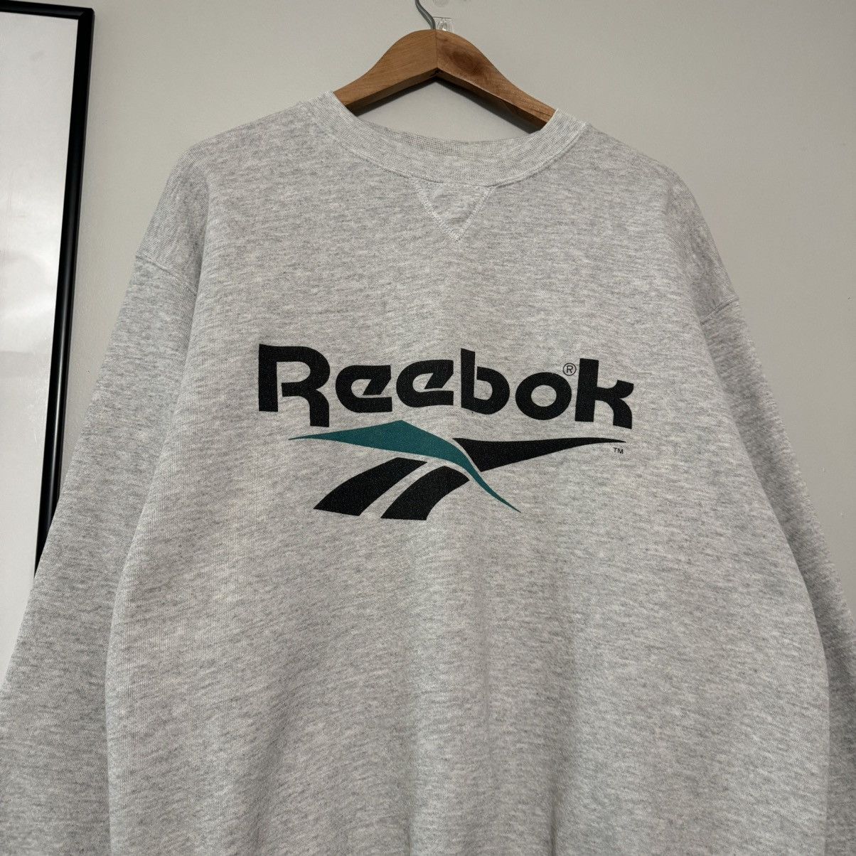 Reebok × Vintage VINTAGE 90s REEBOK BIG LOGO CREWNECK SWEATSHIRT Size US L / EU 52-54 / 3 - 2 Thumbnail