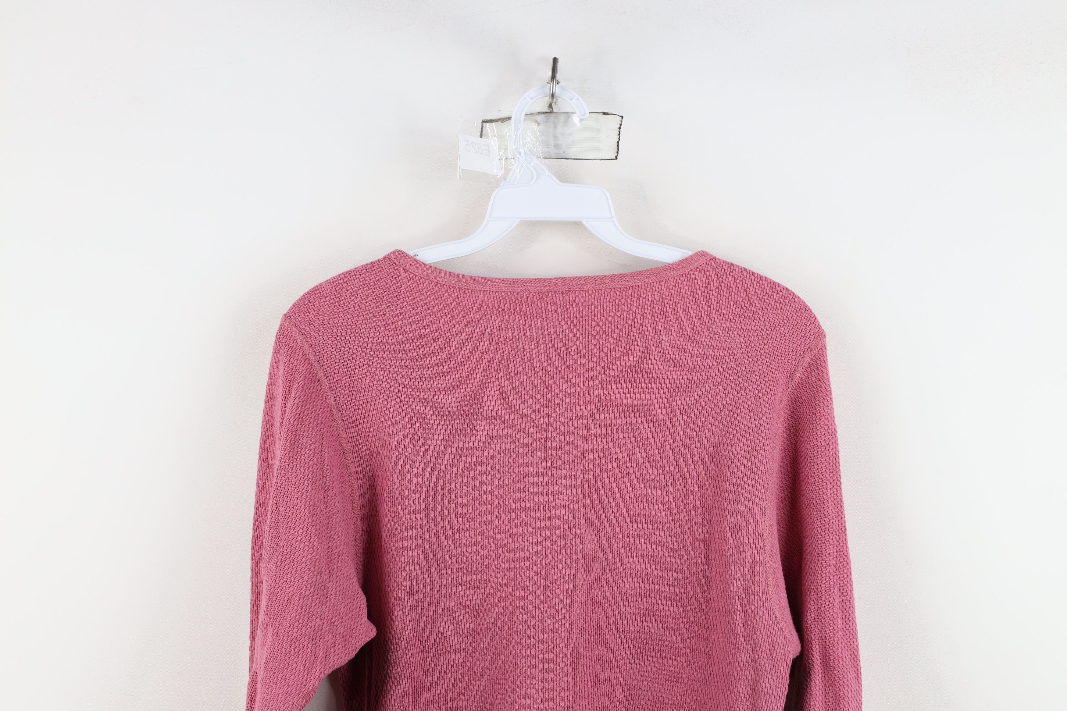 Vintage Vintage 90s Babydoll Flower Thermal Waffle Knit T-Shirt USA Size M / US 6-8 / IT 42-44 - 12 Thumbnail