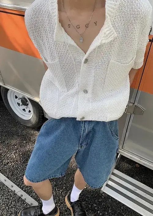 Aran Isles Knitwear Korean fashion retro knit shirt Size US XL / EU 56 / 4 - 8 Thumbnail