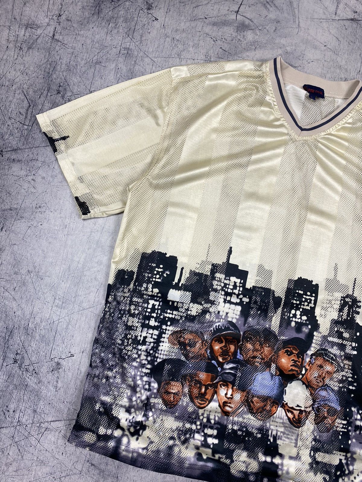 Rap Tees Vintage Rap y2k hip hop mesh Jersey tee 90’s Size US L / EU 52-54 / 3 - 4 Thumbnail