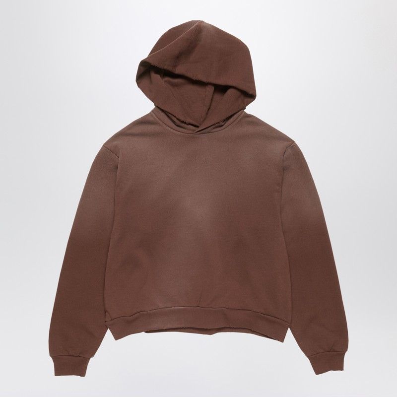 Acne Studios Acne Studios Logo Hooded Sweater Chocolate Size US L / EU 52-54 / 3 - 1 Thumbnail