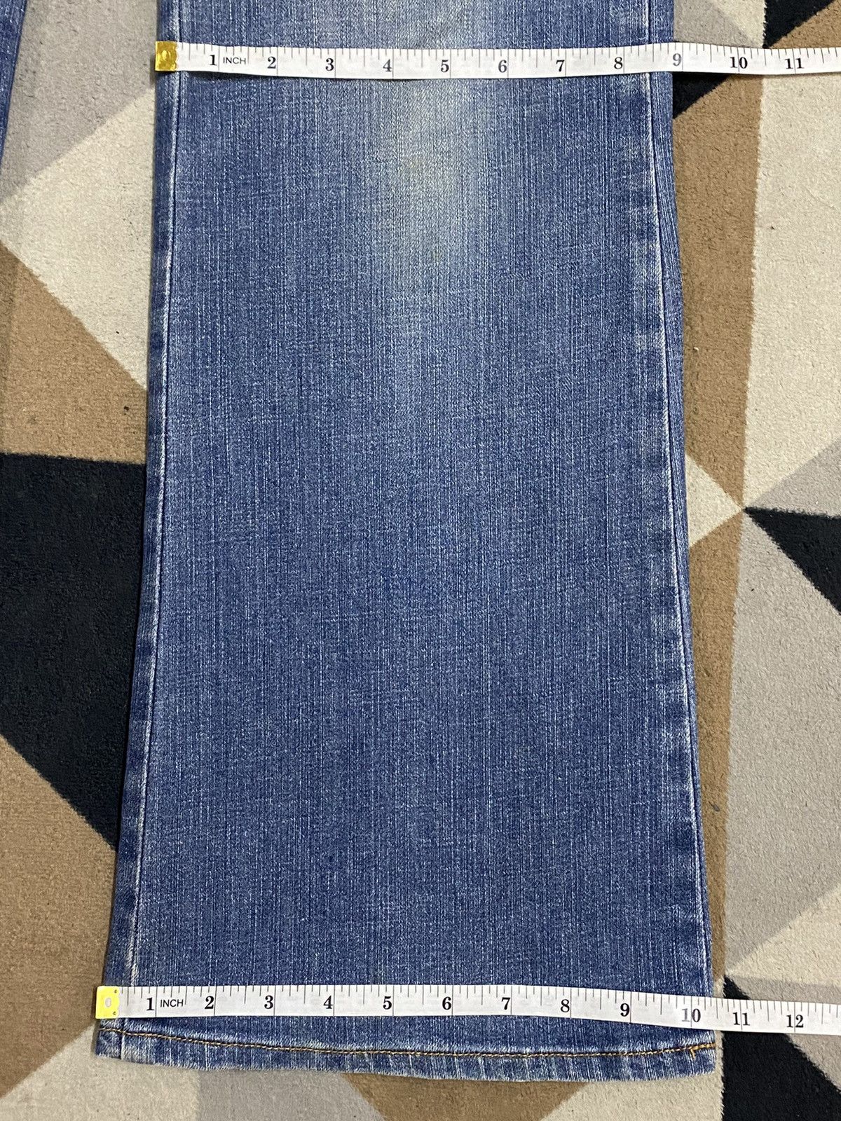 Japanese Brand Vintage Japanese Brands Blue Wash Flare Jeans Size US 37 - 11 Thumbnail