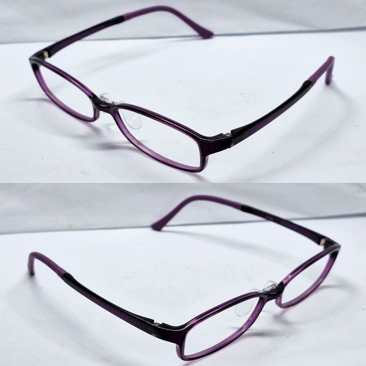 JINS JINS PC-14A-001M 8g Purple Gradient Square Glasses Size ONE SIZE - 10 Thumbnail