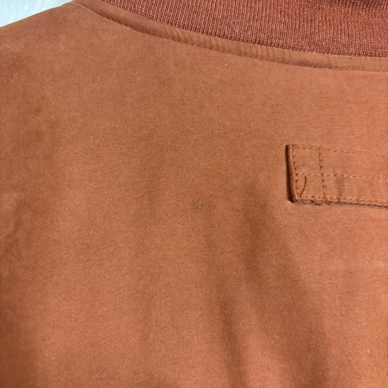 Retreat Vintage Orange Boxy Zip-Up Bomber Jacket - L Size US L / EU 52-54 / 3 - 7 Thumbnail