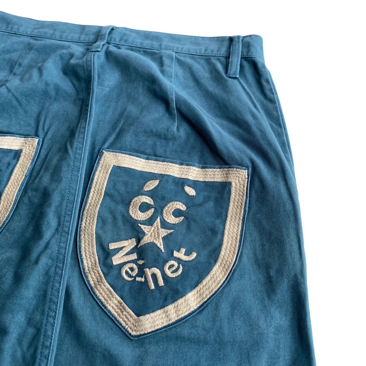 Issey Miyake × Japanese Brand × Ne-Net 2000s Ne-net by Issey Miyake Wide Jorts Pants Size 28" / US 6 / IT 42 - 4 Thumbnail