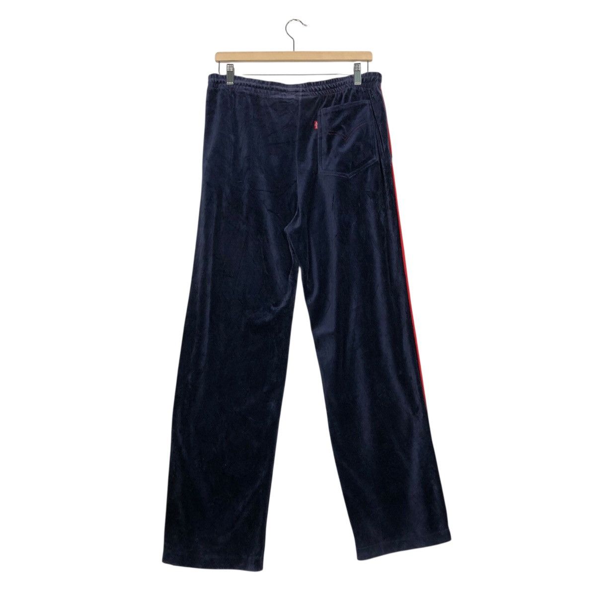 Levi's Levi’s Velour Track Pant — Navy Plush w/ Red Side Line Size US 30 / EU 46 - 9 Thumbnail
