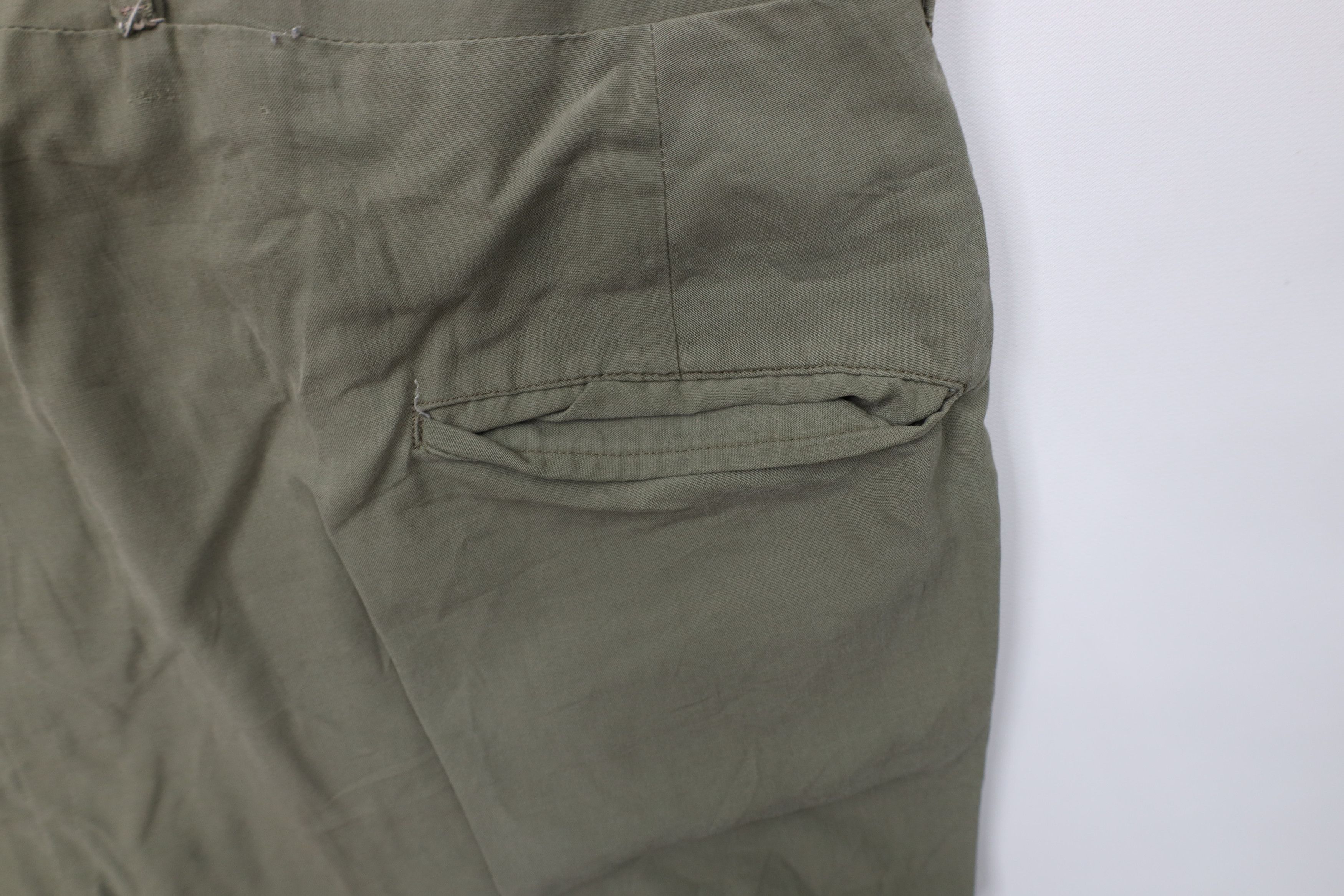 Vintage Vintage 50s Streetwear Rayon Gabardine Wide Leg Pants USA Size US 36 / EU 52 - 14 Thumbnail