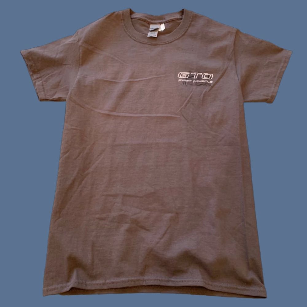 Gildan VINTAGE Small GTO First Muscle Official GM Men's Gray Short Sleeve Tshirt Gildan Heavy Cotton 100% Cotton Size US S / EU 44-46 / 1 - 1 Thumbnail