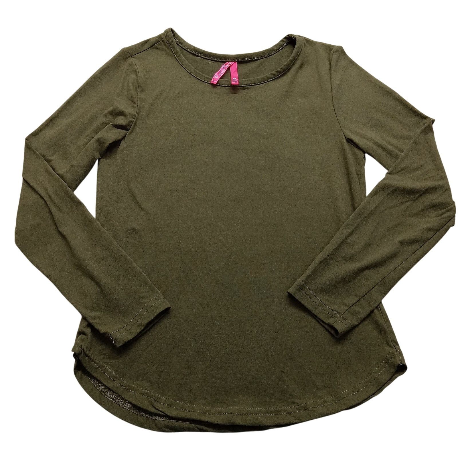 & Other Stories Lulu Luv Top Girls 10/12 Long Sleeve T Green Polyester Blend Size L / US 10 / IT 46 - 1 Thumbnail