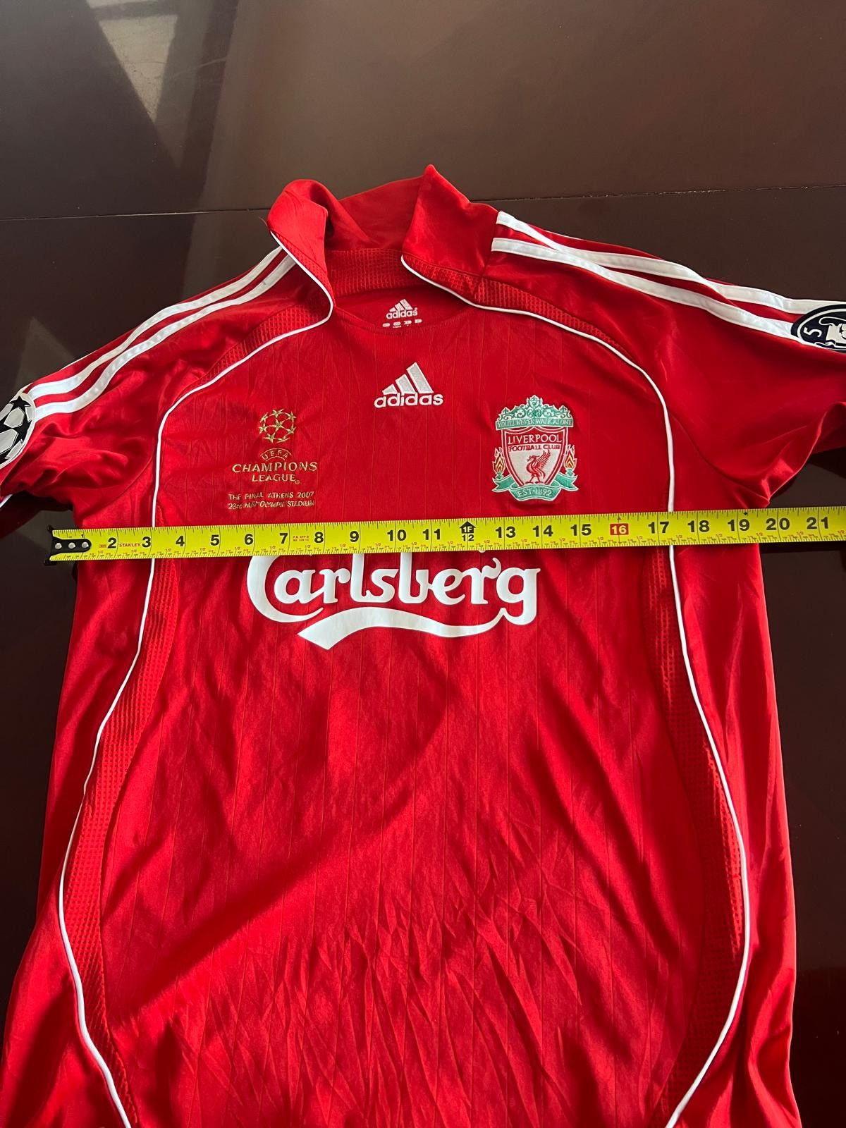 Adidas × Vintage 2006/2007 Liverpool Cl Final Xabi Alonso Vintage Jersey Size US S / EU 44-46 / 1 - 9 Thumbnail