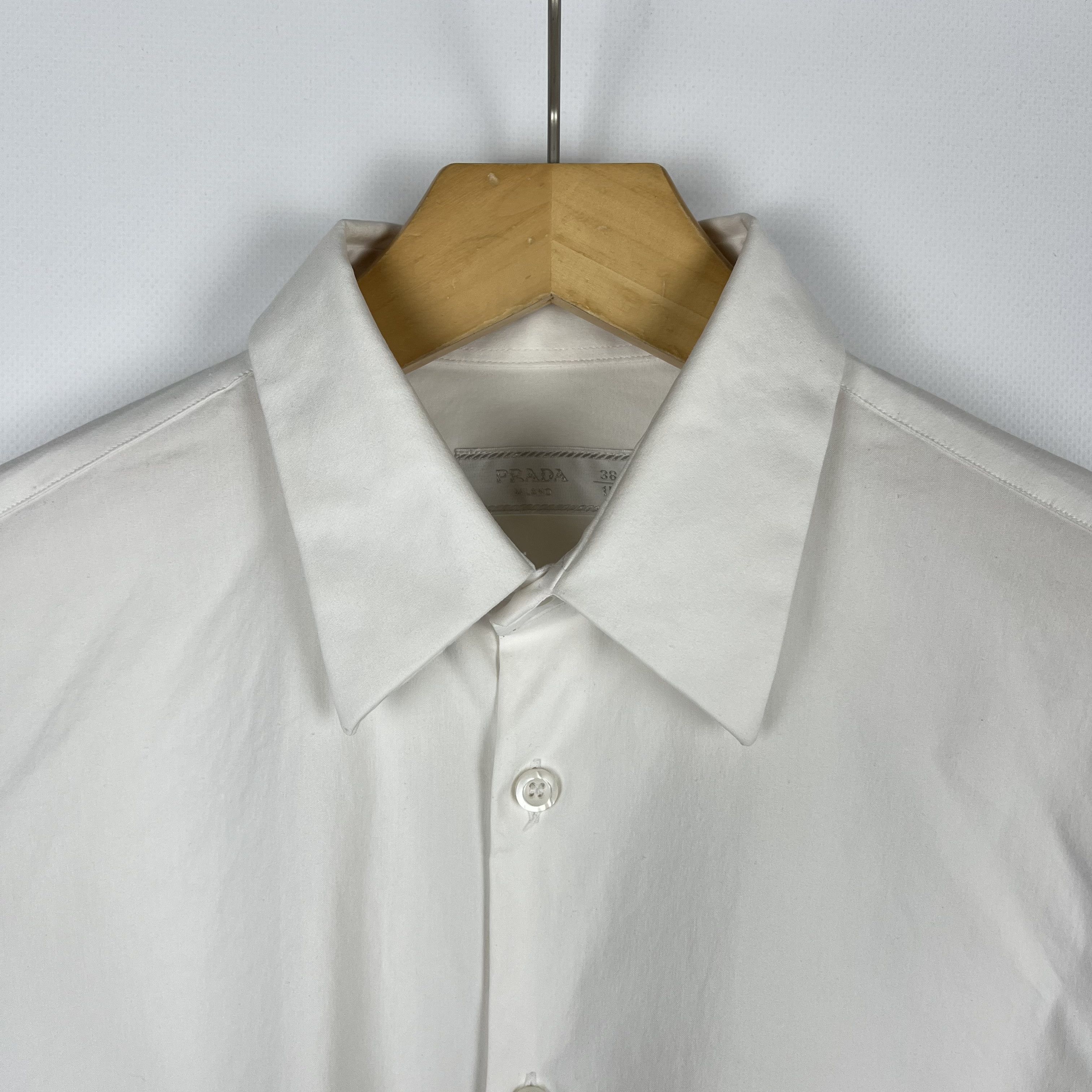Prada Prada Long Sleeve Button Up Formal Shirt Size US M / EU 48-50 / 2 - 6 Thumbnail