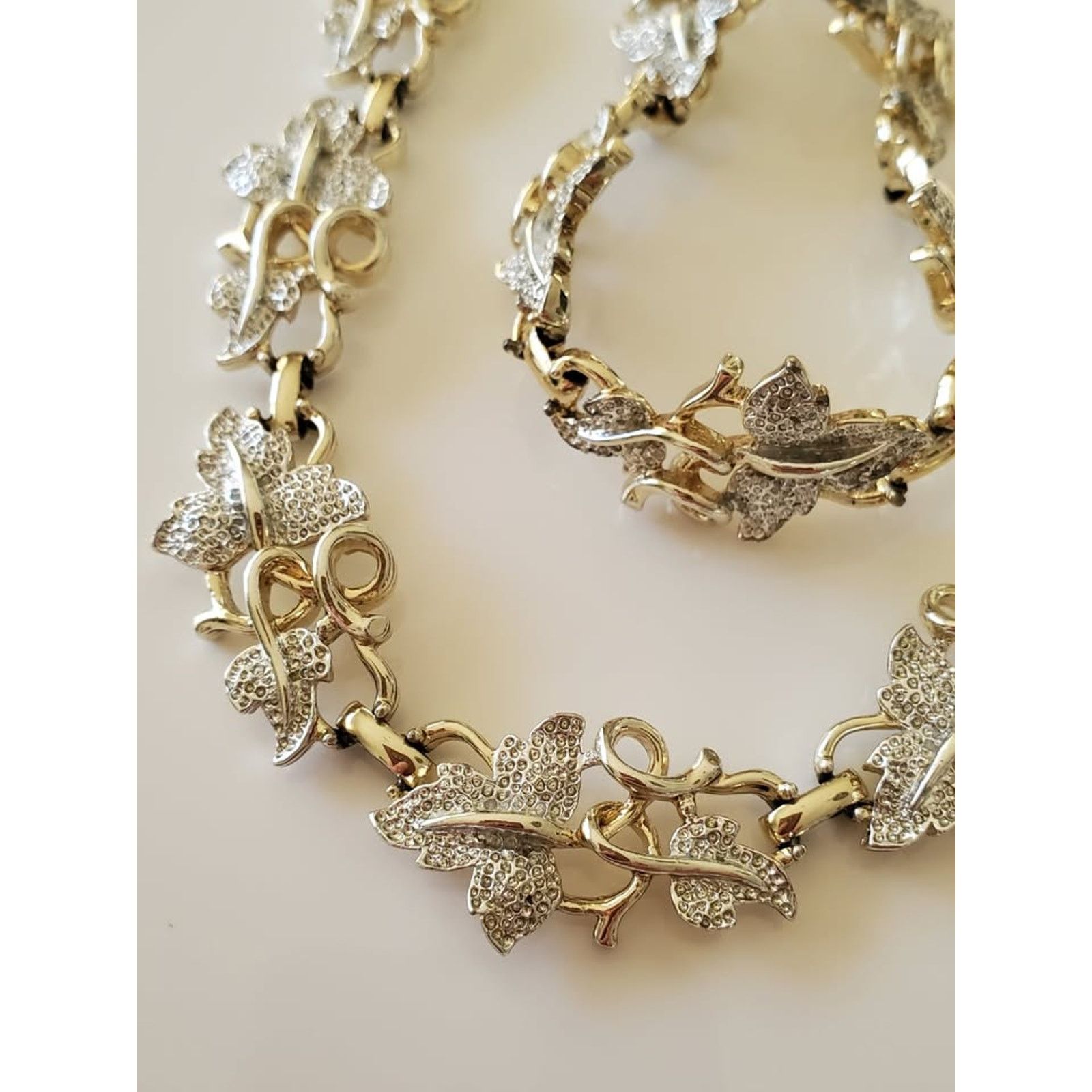 Other Vintage Maple Leaf Necklace and Bracelet Set Size ONE SIZE - 2 Thumbnail