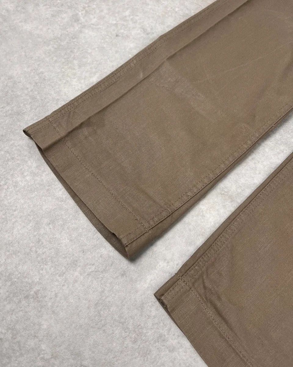 Dolce & Gabbana 2000s Dolce & Gabbana Beige Waxed Pants Size US 34 / EU 50 - 8 Thumbnail