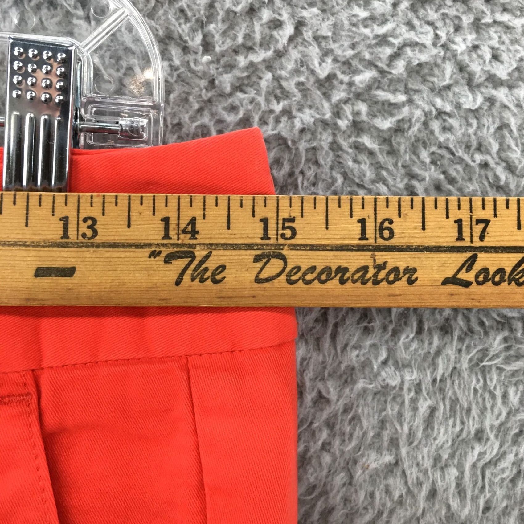 J.Crew J.CREW Andie Chino Pants Womens 0 Red Orange Cotton Blend Mid Rise Zip Fly Casual Shirt? Size 25" / US 0 / IT 36 - 5 Thumbnail
