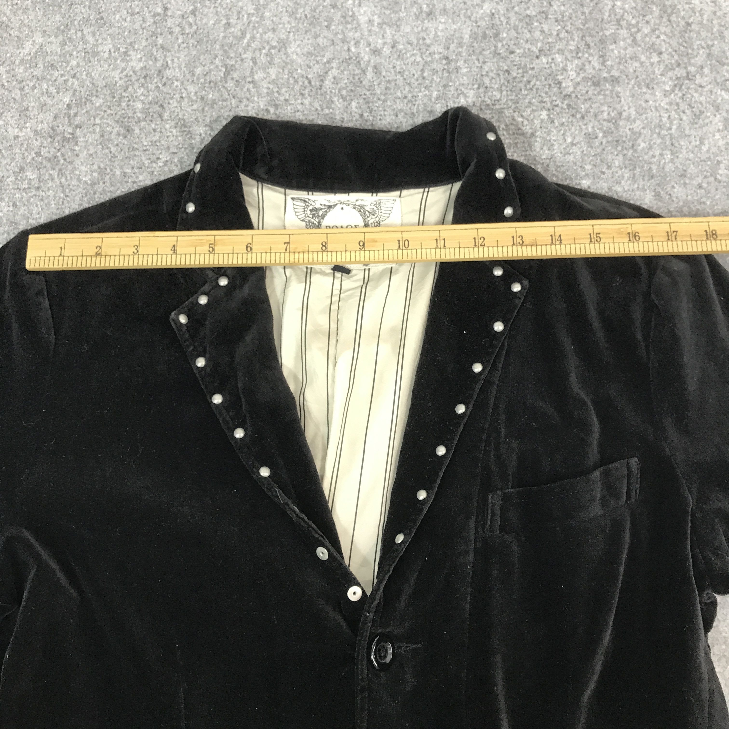 Japanese Brand Japan Punk Design Velvet Jacket poaom Jacket Size US M / EU 48-50 / 2 - 5 Thumbnail
