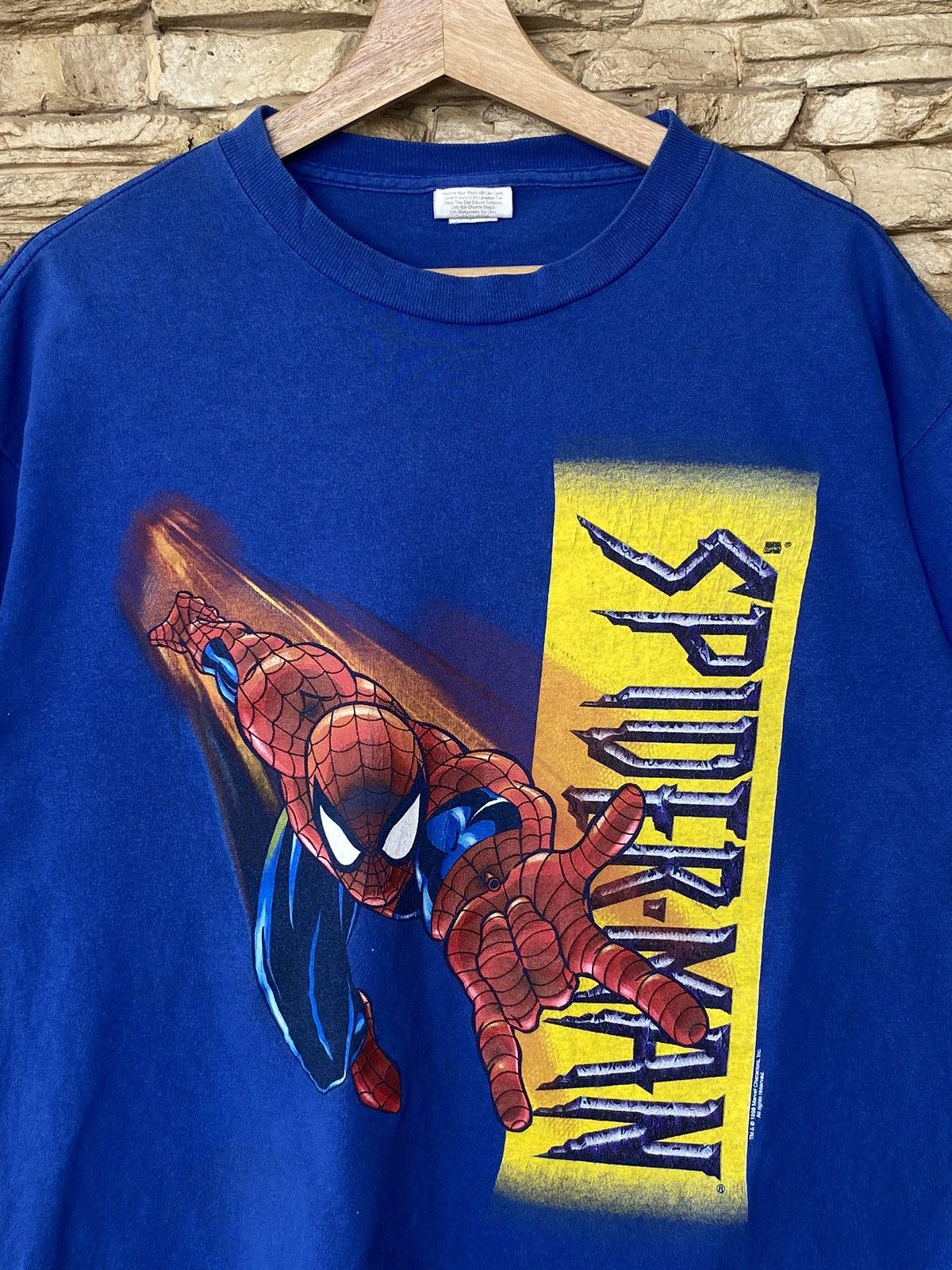 Vintage 1998 Vintage Spiderman Marvel 1998 Movie Tees 90s Size US L / EU 52-54 / 3 - 4 Thumbnail