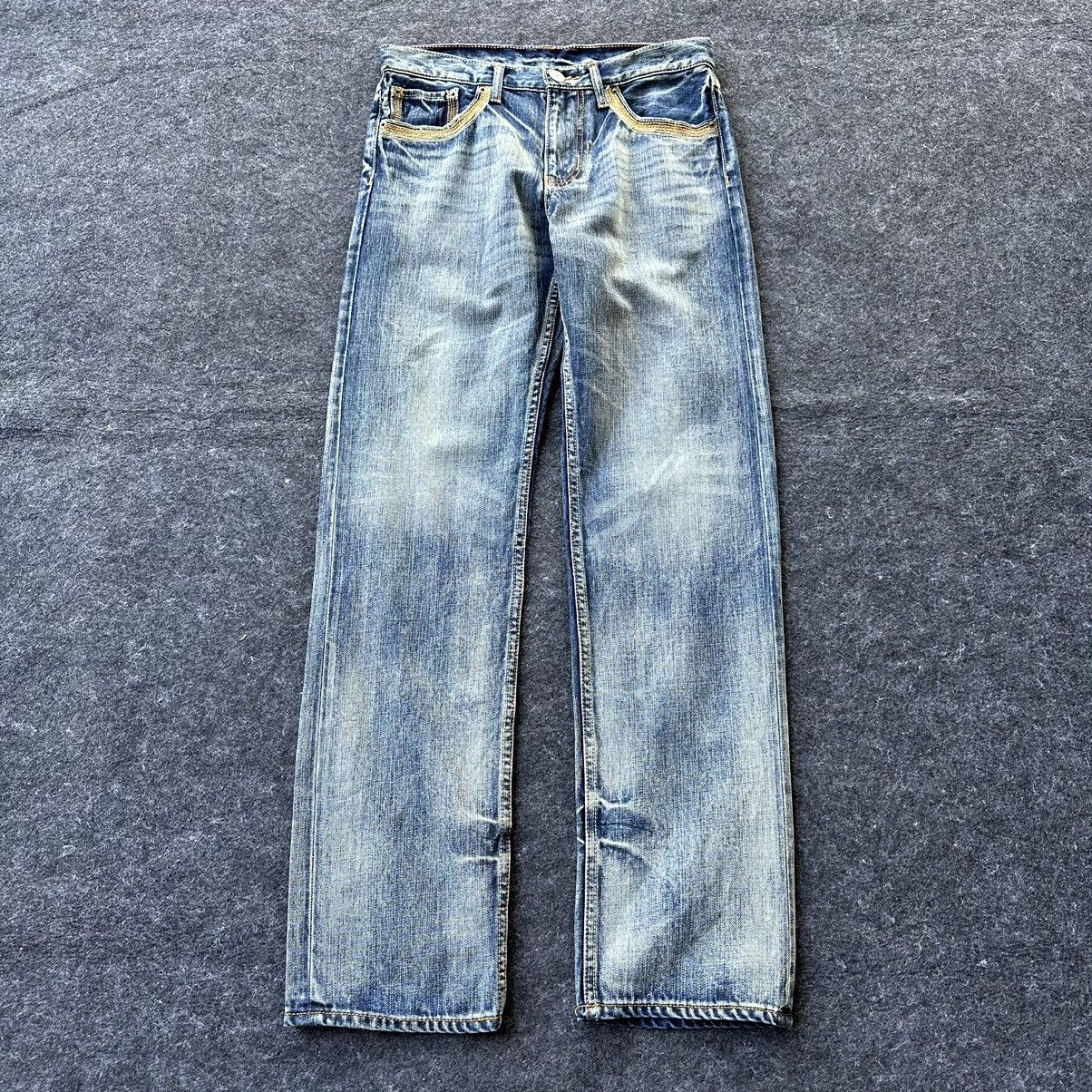 Vintage 90s Takeo Kikuchi Japan Faded Denim 30x32 D695