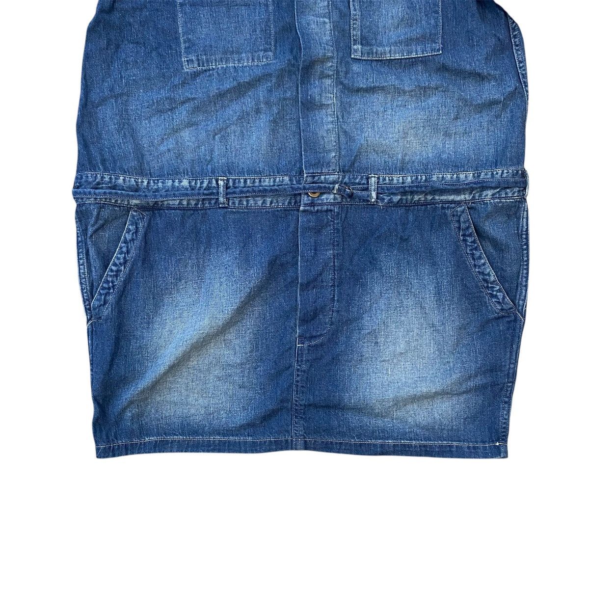 Johnbull Johnbull Japanese Denim Oversized Dress - Rare Vintage Look Size S / US 4 / IT 40 - 7 Thumbnail