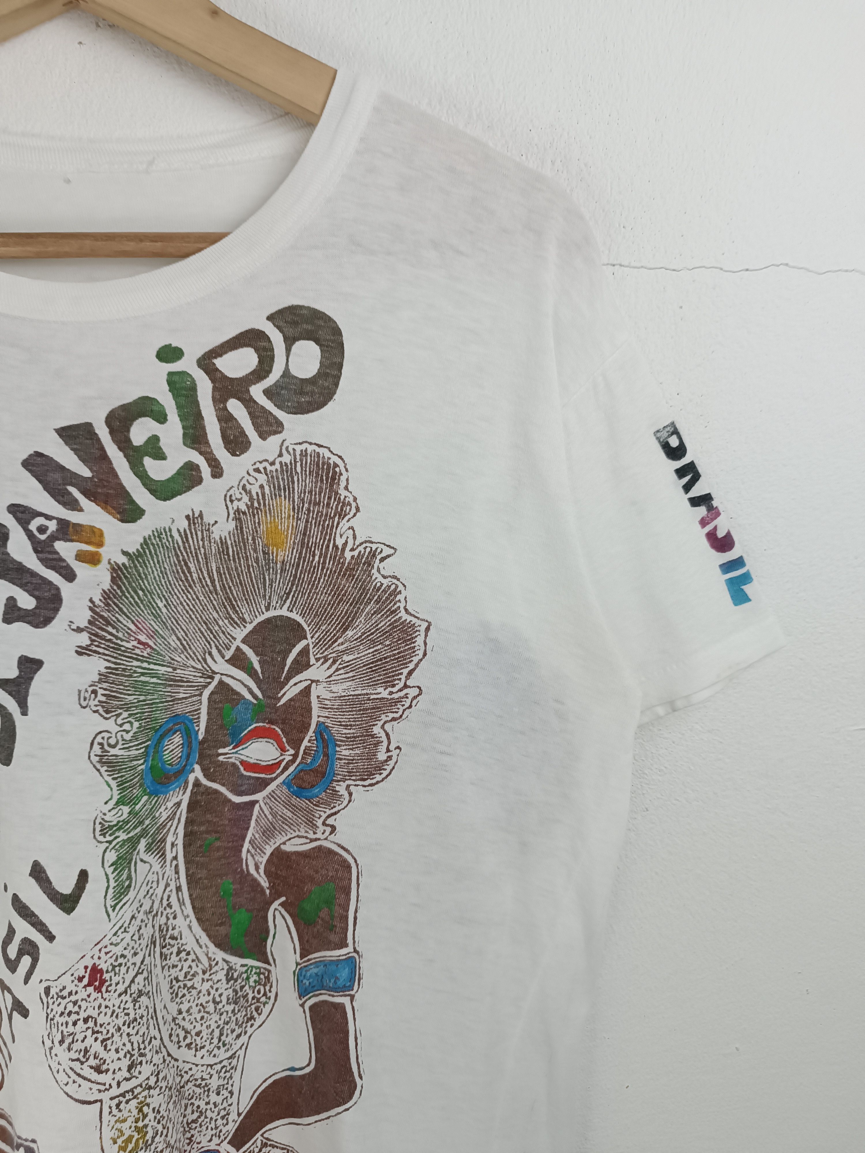 Vintage VINTAGE 80'S RIO DE JANEIRO BRASIL SAMBA VERY RARE TEE Size US M / EU 48-50 / 2 - 6 Thumbnail