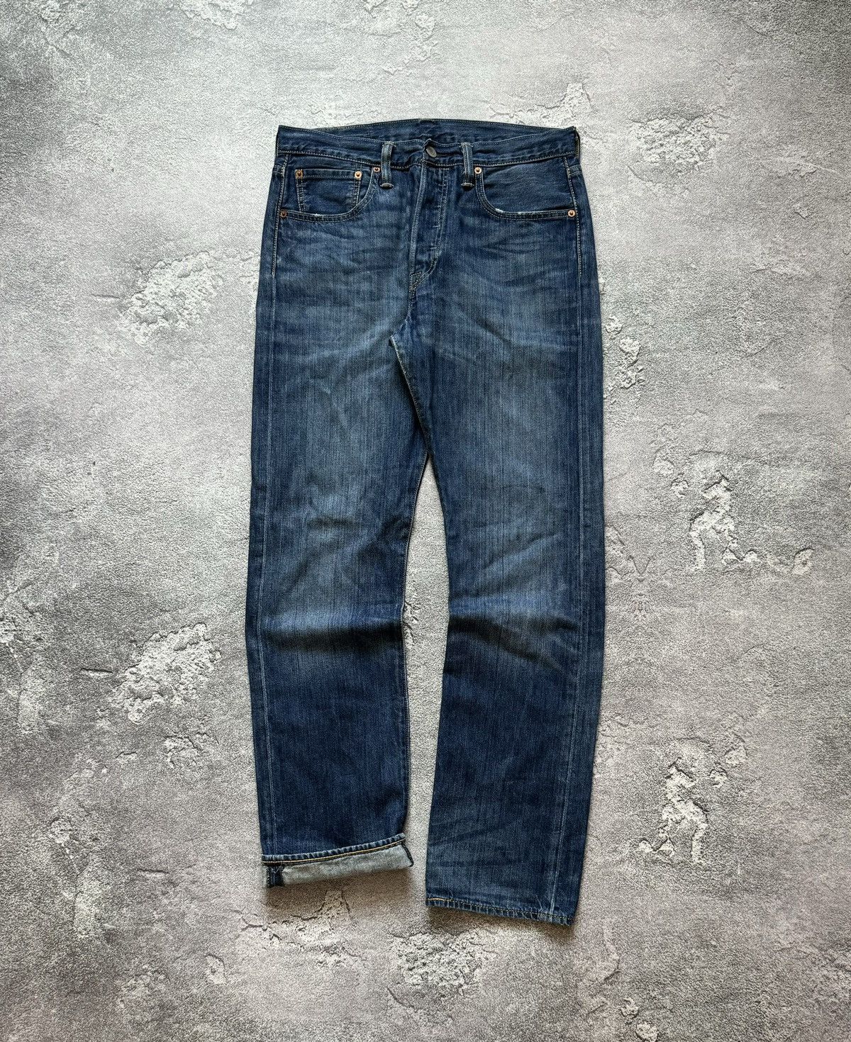 Levi's × Levi's Vintage Clothing × Vintage Levi’s 501 31/32 denim blue pant trouser Jean chino Size US 31 - 8 Thumbnail