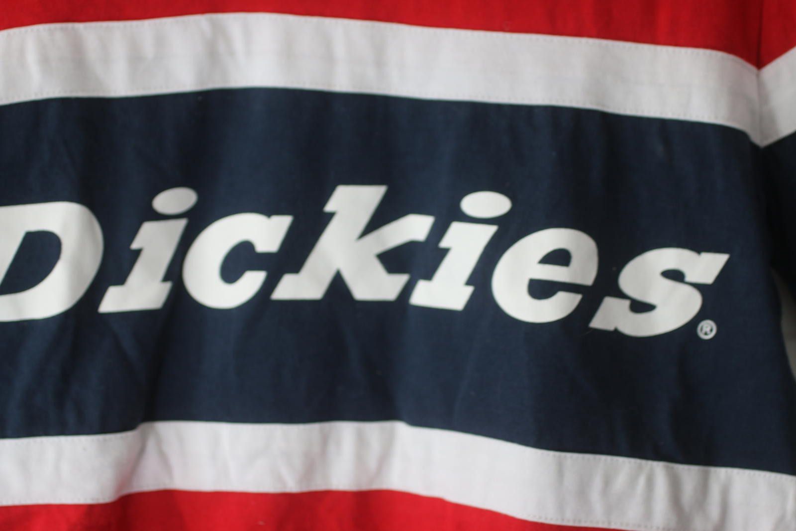 Dickies Dickies Red and Navy Logo T-Shirt SIZE: Medium Size US M / EU 48-50 / 2 - 5 Thumbnail