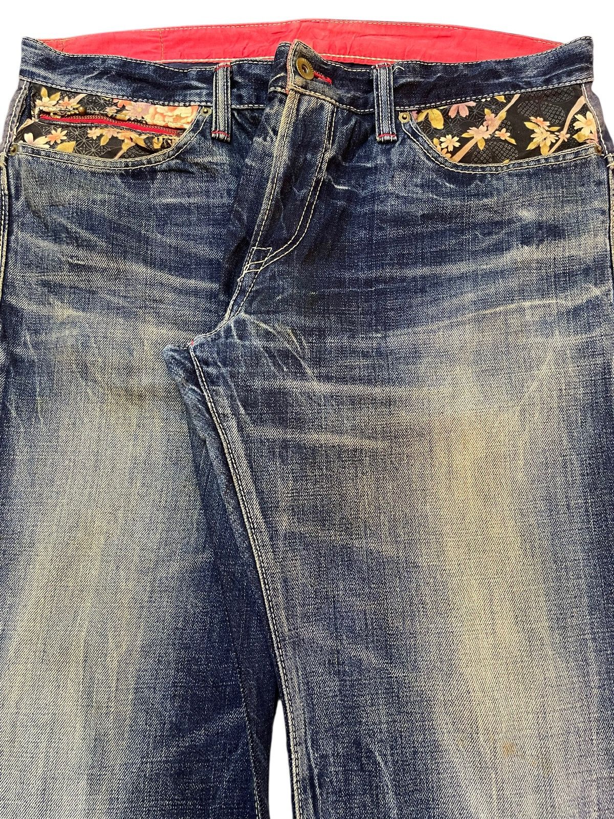 Eternal Vintage Japan Eternal Mud Thunder Wash Style Baggy Jeans Size US 36 / EU 52 - 4 Thumbnail