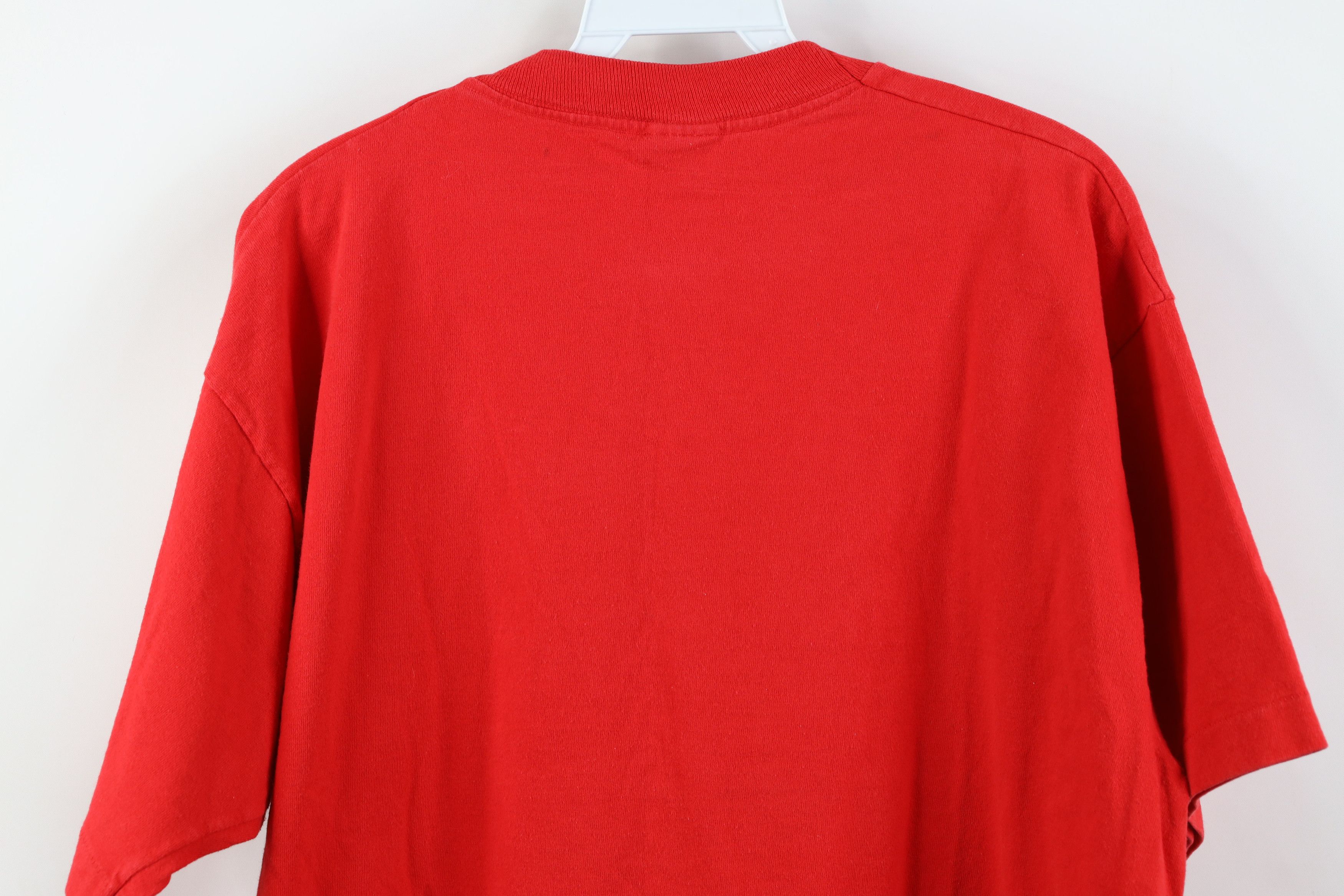 Vintage Vintage 90s Friday Looniest Nights Target Store T-Shirt Red Size XL / US 12-14 / IT 48-50 - 14 Thumbnail