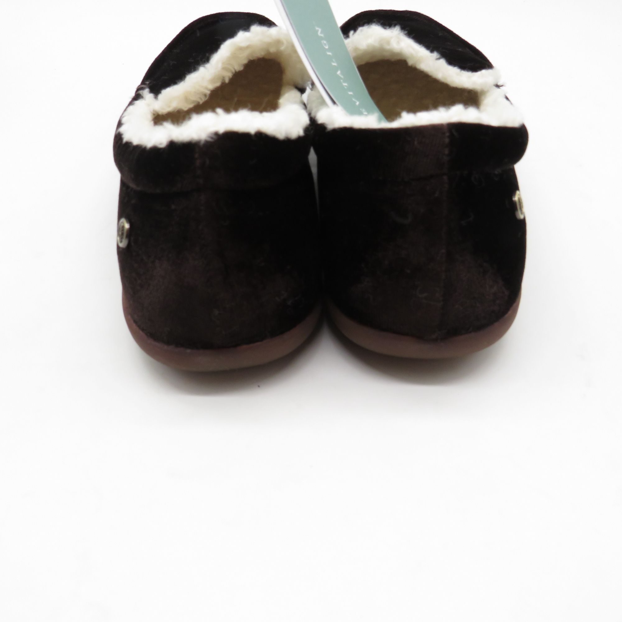 Other Waco Waverly Women's Velvet Moccasin Slippers Java Sherpa Li Size US 8 / IT 38 - 6 Thumbnail