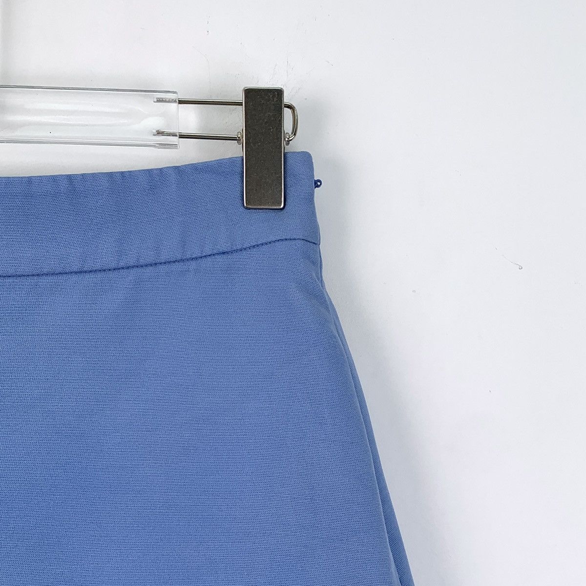 Gucci Gucci Blue Hem Ruffled Mulberry Silk Casual Skirt K26WX Size 27" / US 4 / IT 40 - 3 Thumbnail