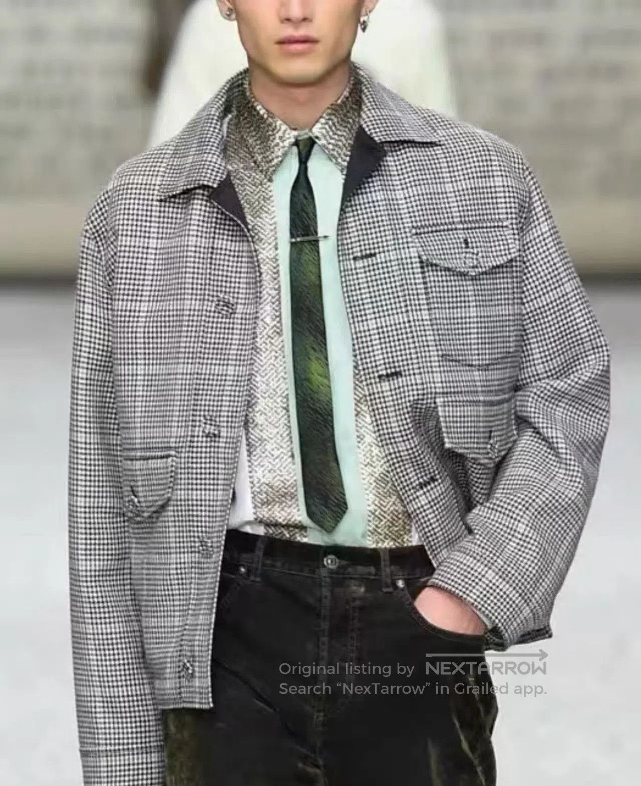 Dior Dior Houndstooth Men's Jacket. Size US S / EU 44-46 / 1 - 7 Thumbnail