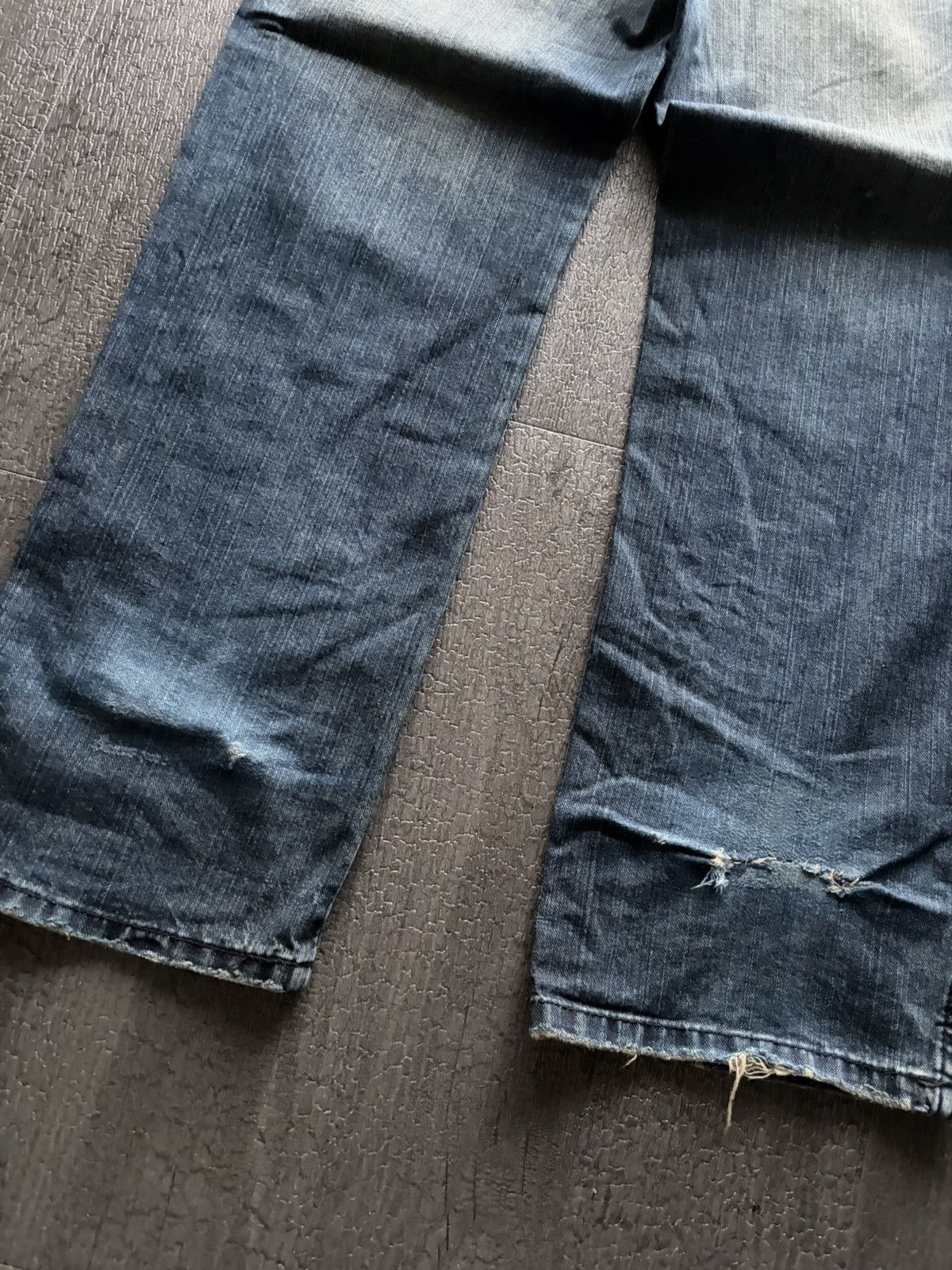 Pelle Pelle Y2k 90s Pelle Pelle cross Denim jeans embroidery stk carti Size US 31 - 7 Thumbnail
