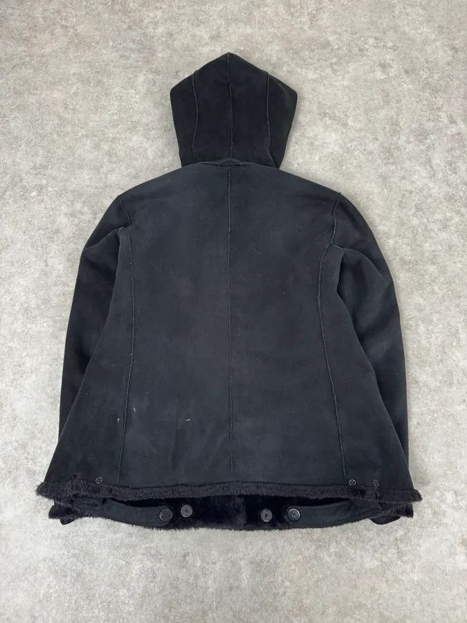 Emporio Armani 1990s Emporio Armani Black Reversible Faux Fur Coat Size XS / US 0-2 / IT 36-38 - 6 Thumbnail