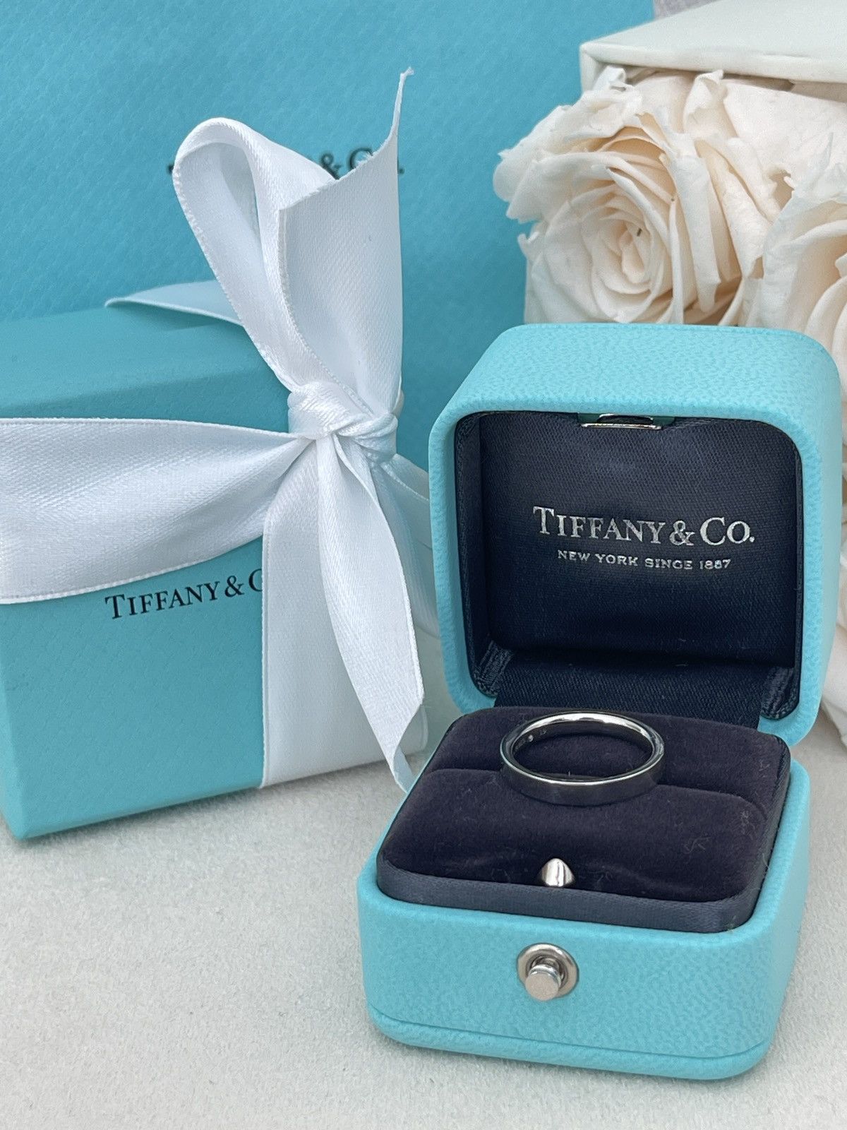 Tiffany & Co. Tiffany & Co. Band Ring in Platinum Diamond 5.5 NEW $2400 Size ONE SIZE - 16 Thumbnail