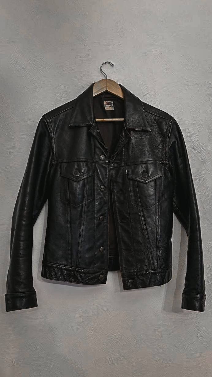 Levi's Vintage Clothing Vintage leather jacket Size 38S - 1 Thumbnail